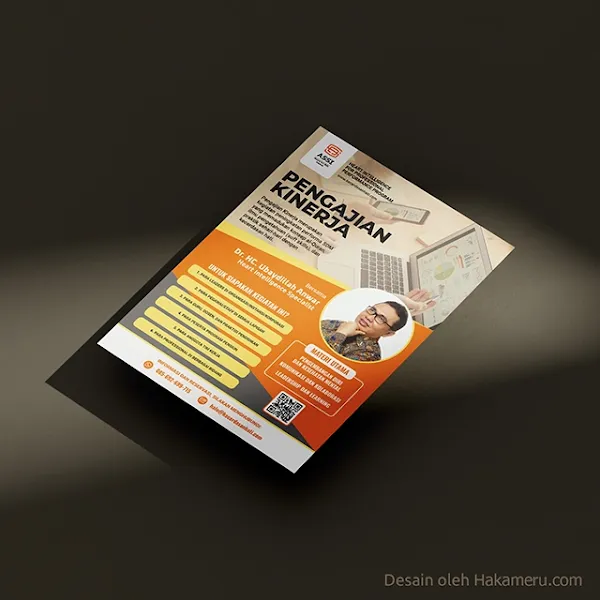 Desain flyer pelatihan pendidikan pengembangan keterampilan khusus soft skills - Jasa Desain Hakameru.com