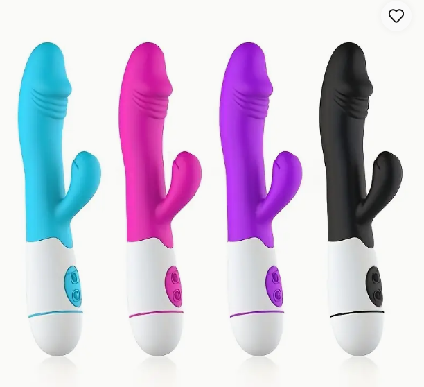 Jouet pour adultes à vibration réaliste en silicone pour le point G, 30 réglages