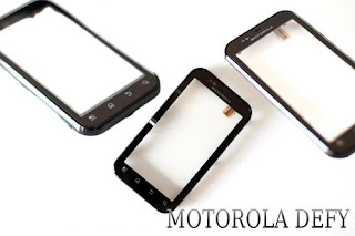 Original Motorola Defy+ / DEFY PLUS MB526 Touchscreen Glas Scheibe + Rahmen