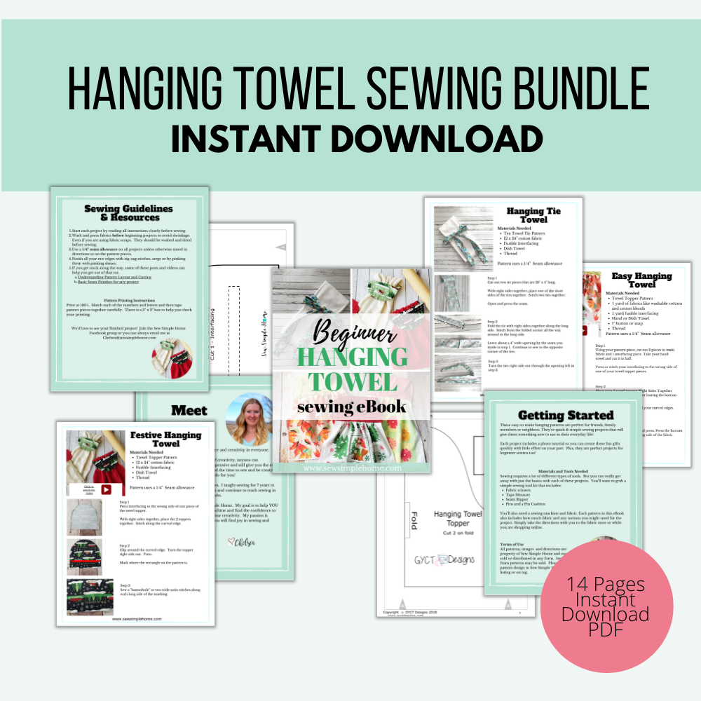 Free Hanging Kitchen Towels Pattern – Mary Maxim