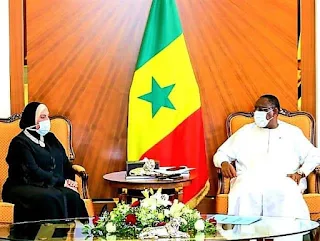وزيرة التجارة تنقل رسالة من الرئيس السيسى لنظيره السنغالى بالعاصمة داكار