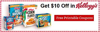 Print $10 off in Kellogg's Coupons.