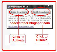 DreamScene Enable/Disable