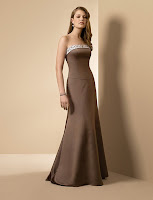 Elegant Brown Bridesmaid Dresses