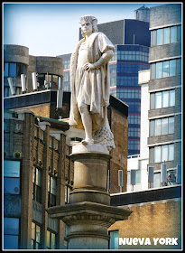 Estatua de Cristobal Colón en Nueva York