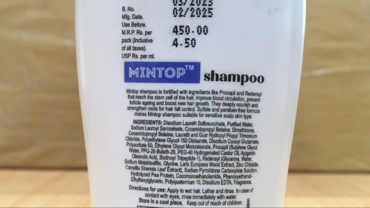 Mintop Shampoo Review