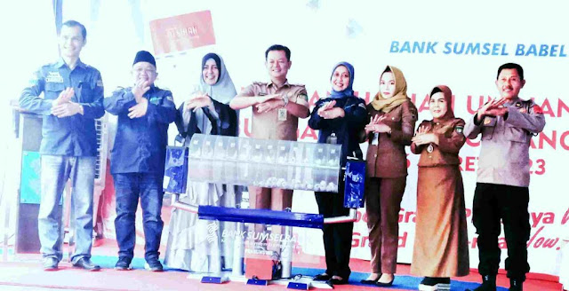 Wakil Walikota Menghadiri Penarikan Undian Tabungan Pesirah Bank Sumsel Babel