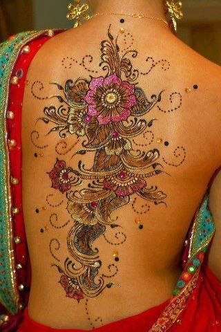 henna body paintings