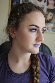 Purple galore makeup