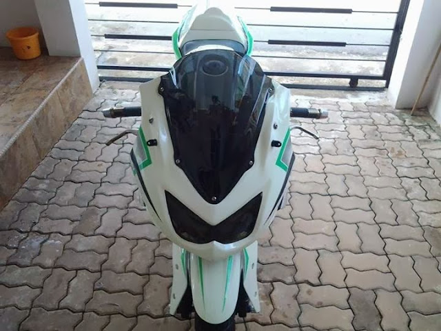 Modifikasi Yamaha Vixion Ala Kawasaki \Ninja 250