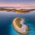  Airborne view of Cape Kamanga in Istria, Croatia