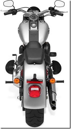 Harley-Davidson FLSTF Fat Boy top view