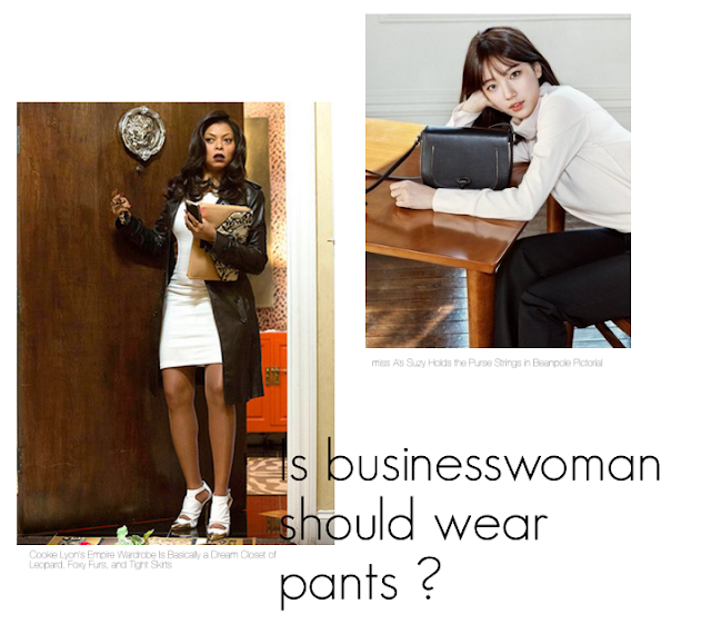 Is businesswoman should wear pants ? Czy bizneswoman powinna nosić spodnie ?