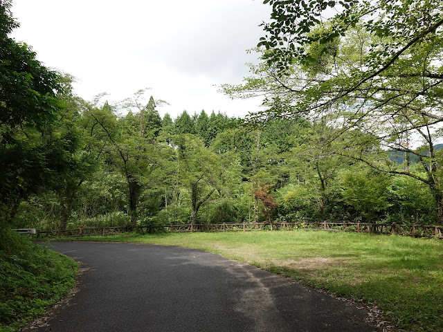鳥取県西伯郡南部町下中谷　緑水湖遊歩道
