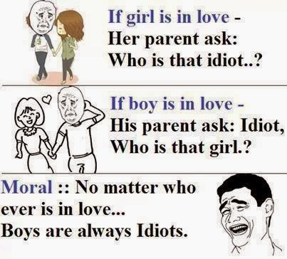 Girls in Love Boys In Love Funny Facebook Comment Images