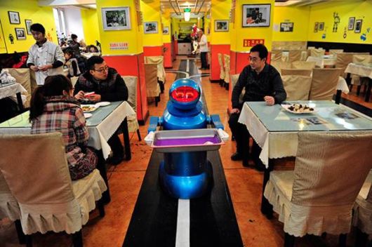 The robotic restaurant in China