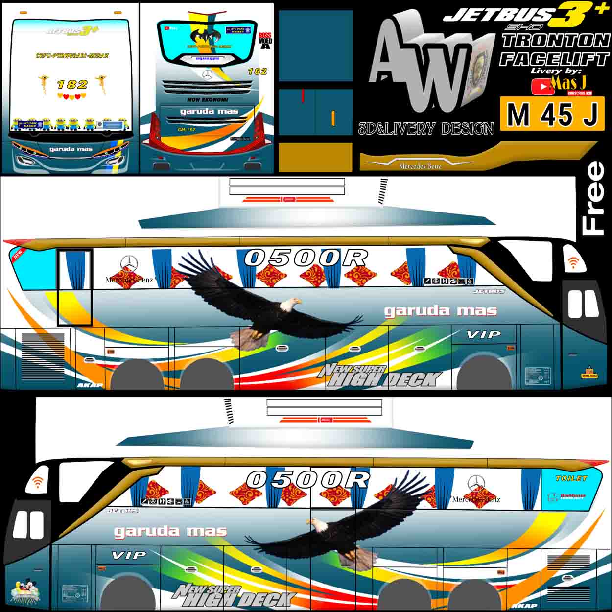 livery bussid garuda mas jetbus 3