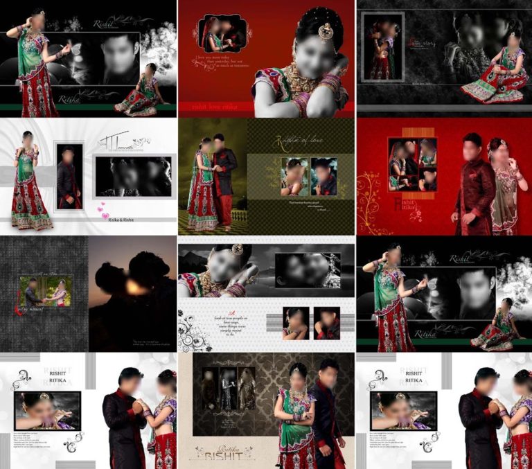Download Indian Wedding Album Cover Design 16 24 Psd Templates Free Download Indianpsd Com