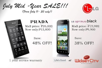 2012 LG and Widget City Mid-Year Sale