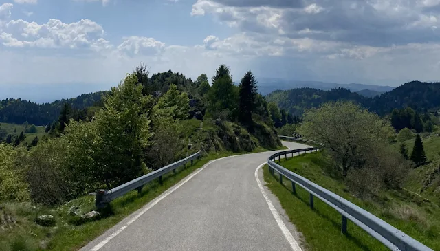 Monte Grappa itinerario in moto