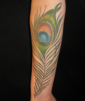 Peacock Feather Tattoo