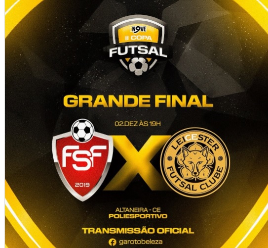 Final da II Copa Regional In9ve de Futsal será realizada neste sábado, em Altaneira