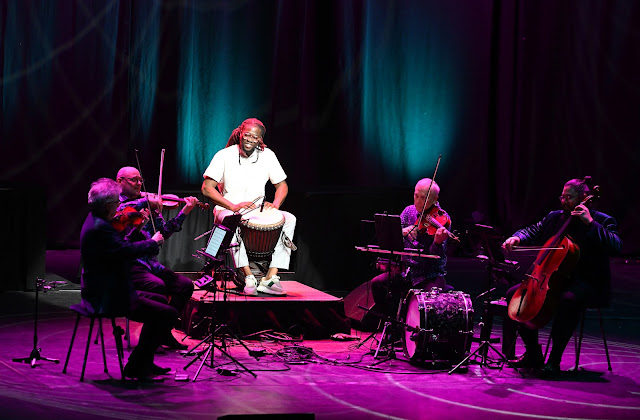 Kronos Quartet, Yahael Camara Onono - Barbican Centre, 21 October 2023 (Photo: Mark Allan)