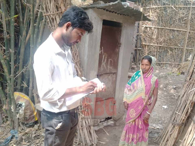 खुले में शौच मुक्त ग्राम घोषित करने के लिए NSS तथा NYK के स्वयंसेवक कर रहे हैं सर्वेक्षण : सकरीगली, सीज तथा समदा में किया गया निरीक्षण कार्य