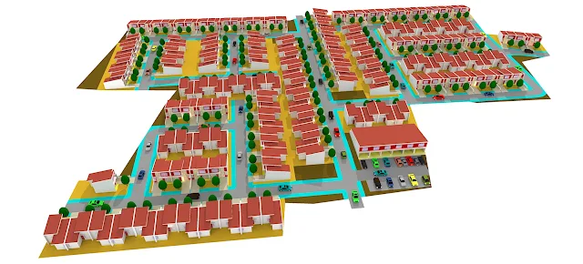 cara membuat site plan