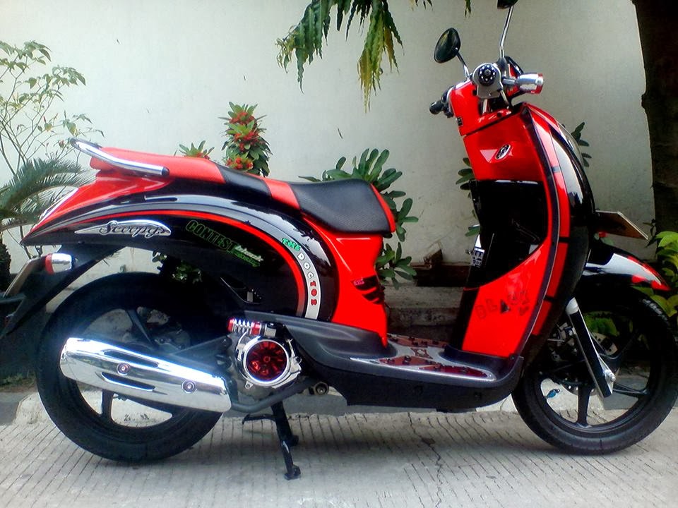 Gambar Modifikasi Motor Honda Scoopy Terbaru  MODIFIKASI 