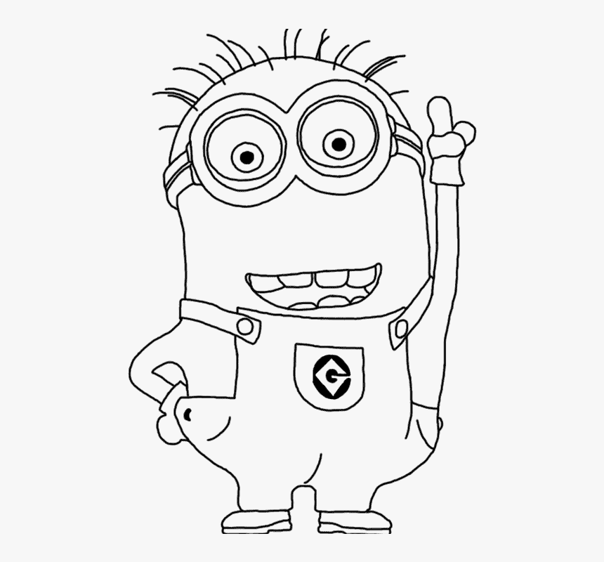 Printable Coloring Pages Minion Hd Png