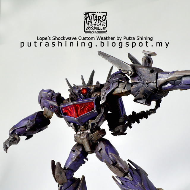 Transformers Prime Beast Hunters Voyager Class Shockwave Custom Weather by Putra Shining