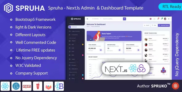 Best Nextjs Admin & Dashboard Template