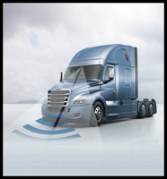 The new Freightliner Cascadia with Detroit Assurance 4.0 suite of safety systems