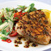 Grilled swordfish with fennel, tomato, and herb salad