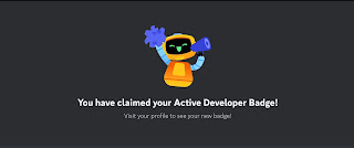 Cara Mendapatkan Active Developer Badge Discord