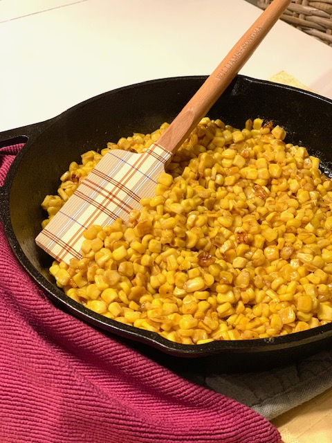 Hot Honey Skillet Corn