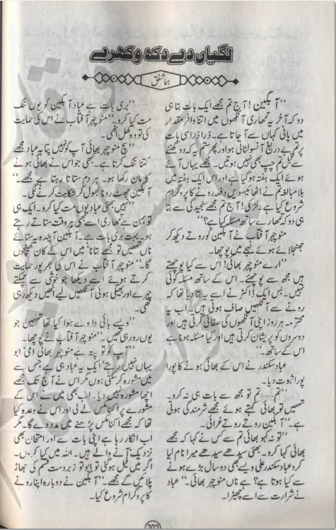Lagiyan de dukh wakhray novel by Huma Shafique Haider Online Reading