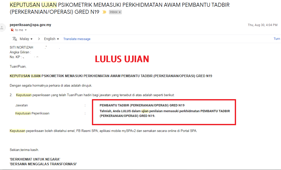 Rujukan Untuk Ujian Psikometrik Bakal Penjawat Awam