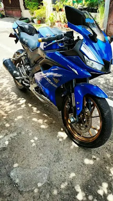 Jual Yamaha R15 V3 Tahun 2018 Warna Biru Harga 27 Juta Nego