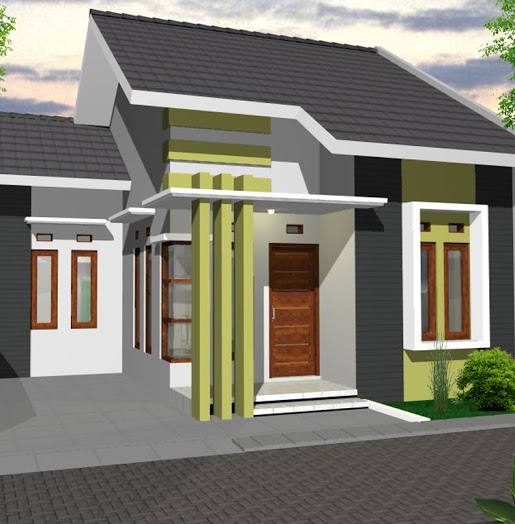 Desain Rumah Sederhana Biaya 50 Juta. model gambar rumah 2 