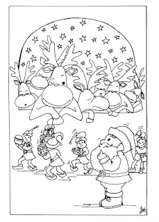 Funny Christmas Coloring Pages