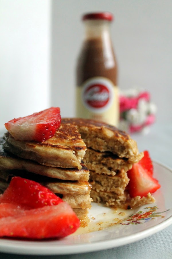 Tortitas de avena con claras de huevo