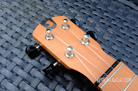 Antica Ukuleleria Allegro Sopranino Ukulele headstock