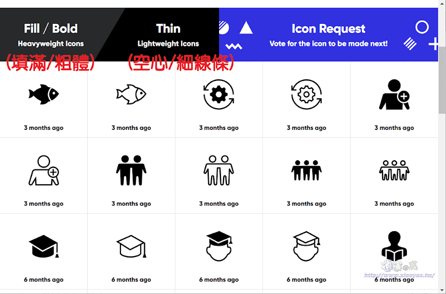 iconmonstr 免費 icon 圖示素材網站