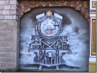 IMG_9010 Train Mural at Campbell Communications Company in Salem, Oregon on September 8, 2007