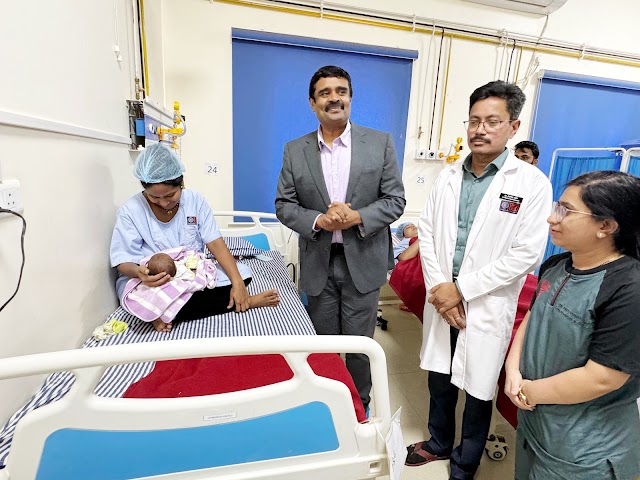 लॉयड्स काली अम्मल मेमोरियल हॉस्पिटल येथे दीड वर्षांत दोनशे बाळाचा जन्‍म 