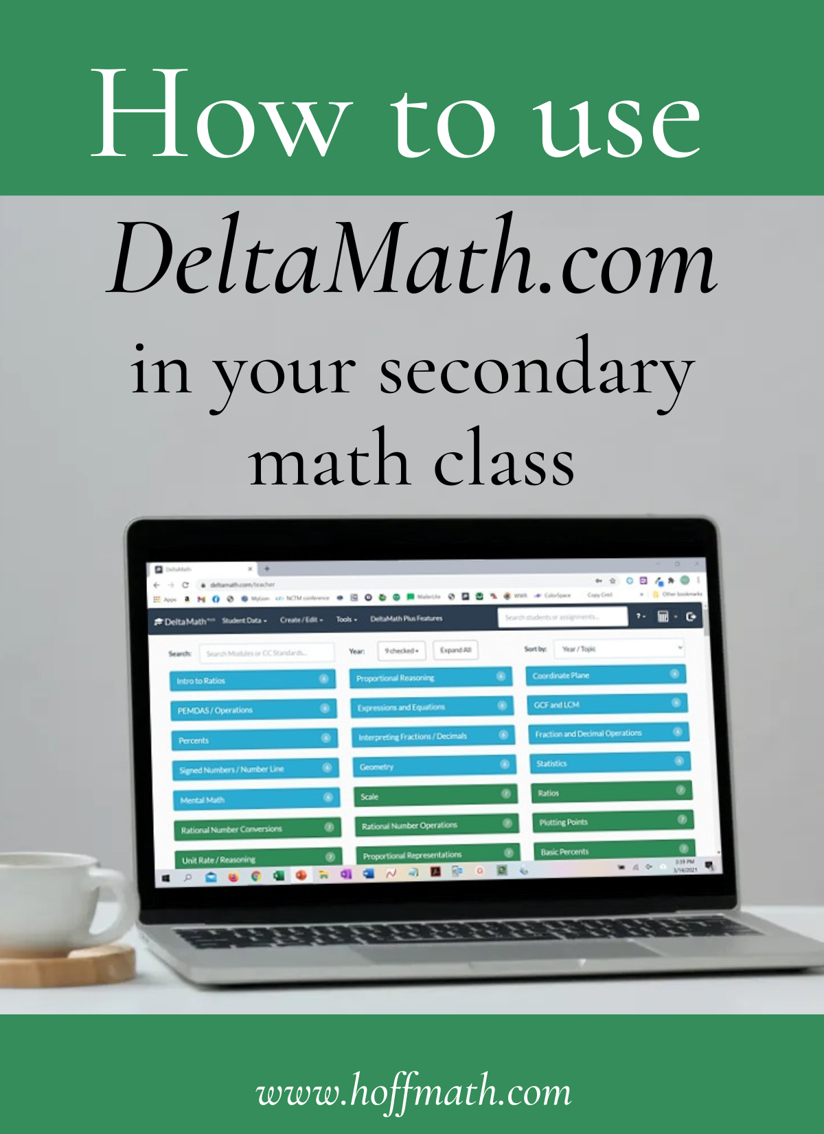 creating an assignment in delta math