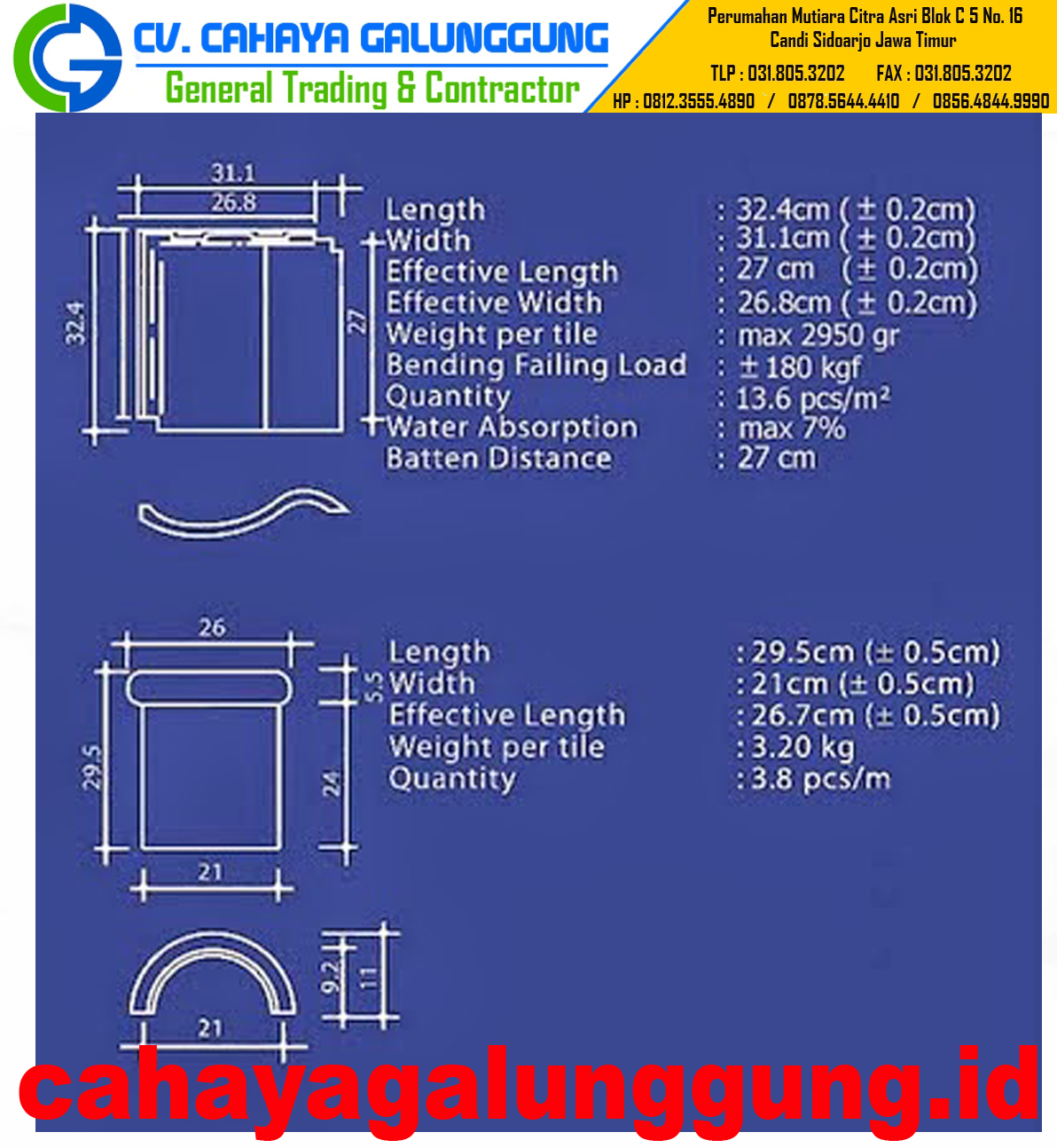 Genteng Keramik M Class Daftar Harga Bahan Bangunan 