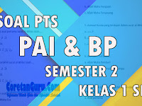 Soal UTS/PTS PAI Kelas 1 SD Semester 2 Kurikulum 2013 